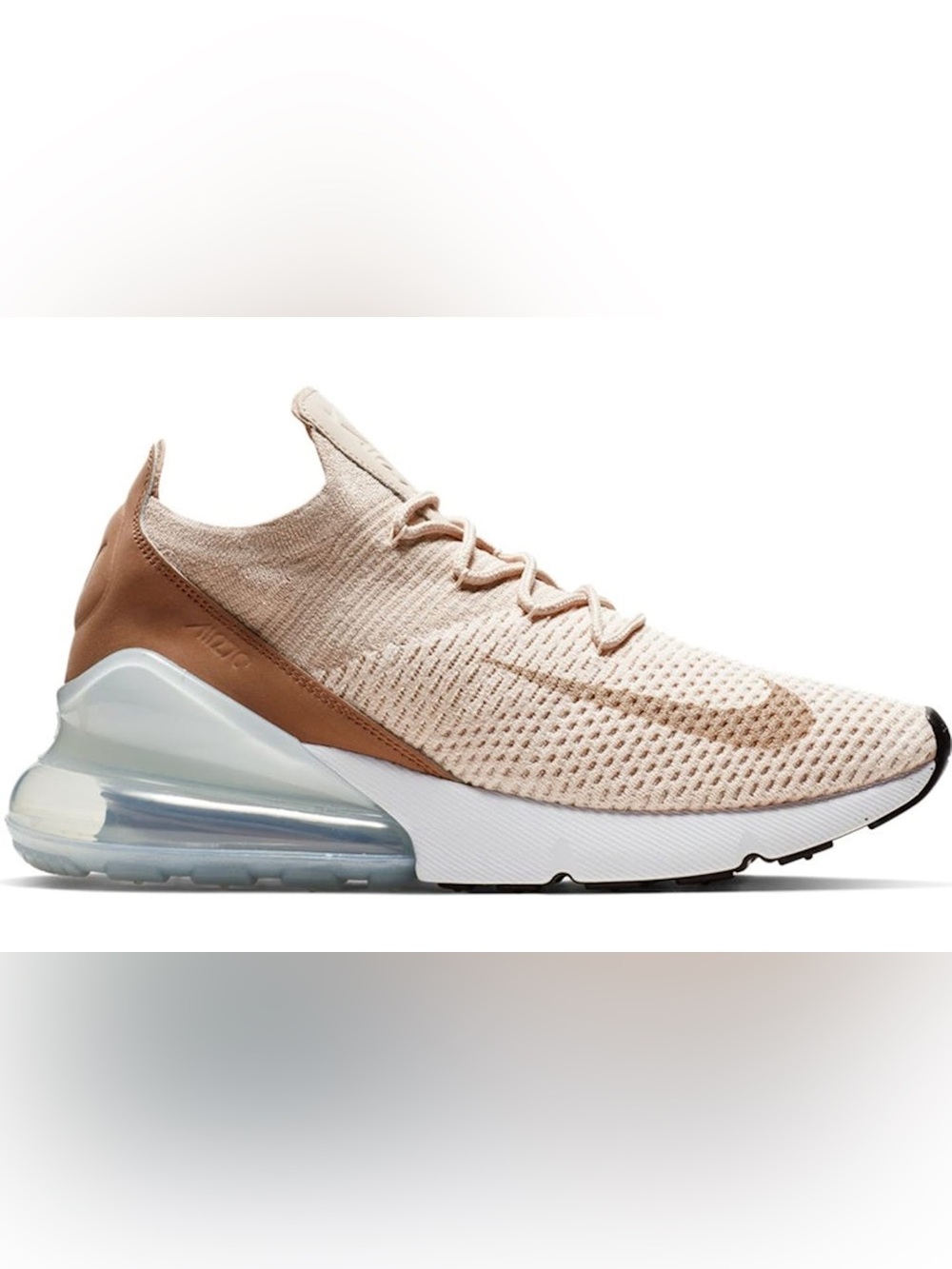 Nike Light Pink Knit Low-Top Sneaker